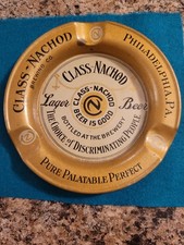 Antique Class - Nachod Brewing Co. Ashtray Beer Tip Tray Philadelphia, PA Nice picture