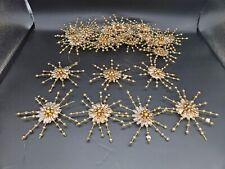 Lot of 26 Lightweight Vintage Japanese Starburst Sunburst Snowflake Ornaments picture