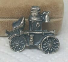 Vintage Steam Fire Engine Pin picture