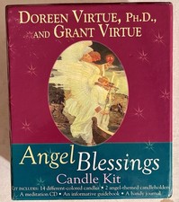 Angel Blessings Candle Kit by Doreen Virtue picture