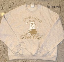 2026 Disney Parks Beauty & The Beast Rose Belle Enchanted Book Club Sweatshirt picture