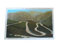Vintage Postcard Double Hairpins Denver Mountain Parks, COLORADO 3.5