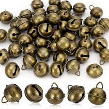 50 Pcs Vintage Antique Jingle Bells, 1 Inch Vintage Bronze Jingle Bells, Antique picture