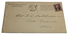 DECEMBER 1938 COPPER RANGE RAILROAD USED COMPANY ENVELOPE HOUGHTON MICHIGAN picture
