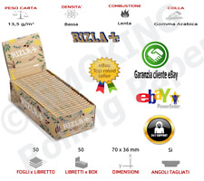 CARTINE RIZLA NATURA CORTE ROLLING PAPERS 50 BOOKLETS picture