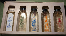 Vintage 1950s Samuel Challet's Dairies Baby Bottle Glass Gift Set - Original Pac picture