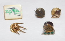 Vintage 10kt Gold Ozark Airlines Employee Service Pin Plus 4 picture