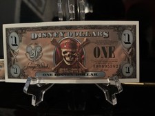 2007 Series F E   $1.00 Disney Dollar Pirates Caribbean 