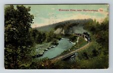 Harrisonburg VA-Virginia, Mountain View Vintage Souvenir Postcard picture