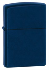 Zippo Windproof Navy Blue Matte Lighter, 239, New In Box picture
