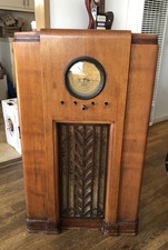 1936 Montgomery Ward Airplane Tube Radio Console Model 62-192 A Must See picture
