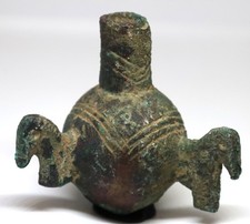Asian Antique Ancient Bactria Bronze Antique Collectables Circa 500 BC picture