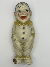 Vintage Hand-painted Papier Mache Standing Clown Doll Figure ?Germany picture