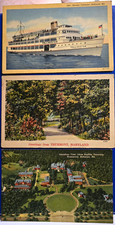 Lot 3 Original Maryland Divided Back Postcards 1907-1915 Baltimore Thurmont picture