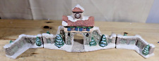 Dickens Collectables Towne Series STONE GATE WITH FENCE In Box 302-1586 picture