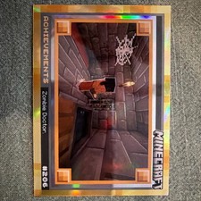 2024 Panini Minecraft #206 Zombie Doctor Gold Holofoil #28/49 picture