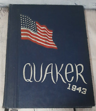 1943 Salem High School Yearbook Annual Quaker Salem Ohio OH picture