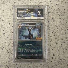 Umbreon 130/197 Obsidian Flames Reverse Holo Stamped Sealed Promo English Ace9 picture