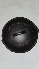 Broken Antique Drip Drop 9 Skillet Cover LID Cast Iron Self Basting Chipped picture