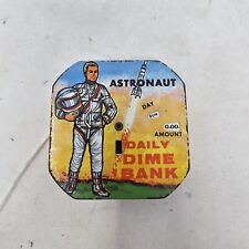 VINTAGE ASTRONAUT DIME BANK Red Bottom picture