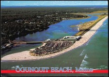 Jim Abts Ogunquit, Maine ME Aerial View of Ogunquit Beach Vintage Postcard picture