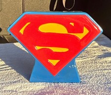 F.A.B. Starpoint DC Comics Superman Shield Logo Piggy Bank Coin Bank picture