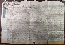 1729 North Molton Devon Carew Bampfylde Stoneman House Lease Indenture picture