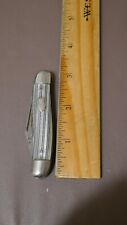 Vintage Imperial PROV USA 2 Blade Folding Knife w/ Striped Foil Handles 00126 picture
