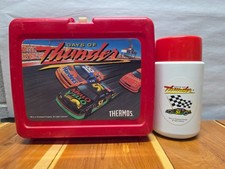 Nice Days of Thunder Paramount Pictures Plastic Lunchbox & Thermos Nascar picture