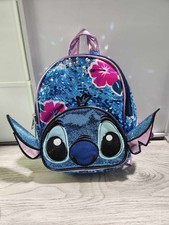 Disney Stitch Mini Backpack Lilo And Stitch Light Blue Pink Casual Daypack Bag picture