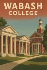 🏫 Wabash College Poster - 24x36” - Premium Matte Paper 200gsm picture