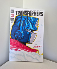 Original Hand Drawn Transformers #25 Sketch Cover Of Optimus Prime picture