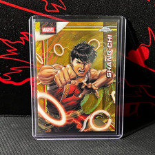 2026 Topps Chrome Marvel — Shang-Chi Gold /50 picture