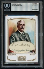 Andrew W. Mellon signed autograph US Secretary of the Treasury Custom Cut BAS picture