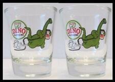 Very Nice Set of 2 DinoSinclair Gasoline Shot Glasses picture