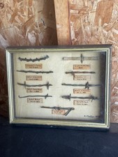 Barbed Wire Display by K Madden Vintage Antique Western American History picture