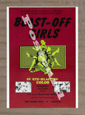 Historic 1966 Blast-off Girls Movie Advertising Postcard picture