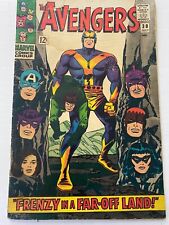 AVENGERS #30 12¢ Frenzy in a Far-Off Land 1966 KEEPER OF THE FLAME Marvel Comics picture