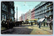 Belfast Ireland Postcard View of Royal Avenue in Dublin c1910 Antique Posted picture