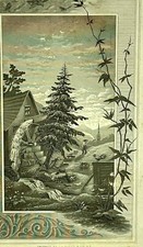 1880s JA Rueff Engraved Trade Card Shepherd Water Mill Valentine Patent Hook picture