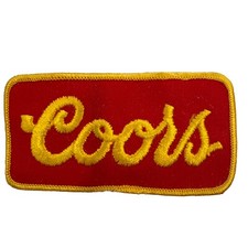 Vintage 80s Coors Beer Uniform Unused Iron On Sew On Patch 3.5”x2” NOS picture