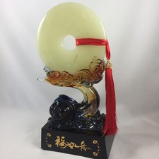 Liuli Crystal Glass Ping An Ru-Yi  (Large size) Ornament – Feng Shui Home Decor picture
