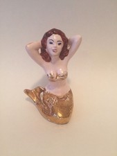 Vintage ceramic mermaid picture