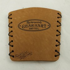 McMenamins Gearhart Hotel Oregon Coast OOWEE Leather Pint Koozie picture