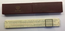 VINTAGE P.I.C. A.G.THORNTON 121  SLIDE RULE & CASE picture