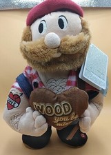 Gemmy Animated Lumberjack Musical Dancing Wood You Be Mine Plush Valentines NWT picture