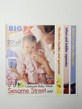 Big Kmart Sesame Street Baby Week 1999 Infant Maternity Catalog Ad 12 Pages picture
