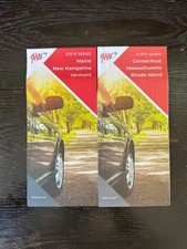 AAA 2 Map Lot-The Road Map of 6 New England States ME-NH-VT-MA-RI-CT- 2022-2024 picture
