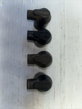 ORIGINAL 1965 TRIUMPH BSA CHAMPION BAKELIGHT SPARK PLUG CAPS JUST DIRT NO DAMAGE picture