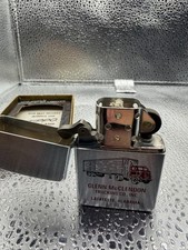 Vintage Zippo Lighter Glenn McClendon Trucking Co Lafayette AL Advertising Box picture